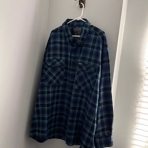 DIXXON men flannel size 5XL button down “the Conrad”